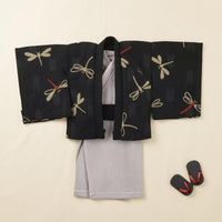Doll Kimono Outfit Wide Sleeves Doll in Kimono Attire Outfit Wooden Sandals Toy Clothing