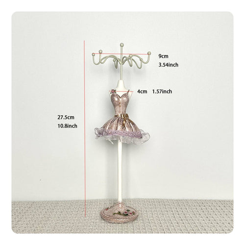 Ballet Dress Jewelry Stand Decorative Earring Holder Handmade for Boutique
