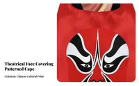 Chinese theatrical face covering Cape Cultural childrene Performance Wear visual-Catching Design
