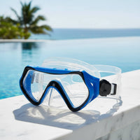 Full Face Snorkel Mask Wide View Snorkel Mask Anti-Fog for Snorkeling, Swimming