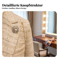 Pearl and Crystal Button Luxury Look Rhinestone Shank Button Elegant Design
