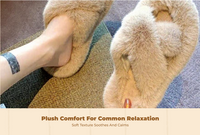 Fuzzy House Shoes, Cozy Comfort, Indoor Outdoor Use