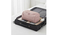 Men's Toiletry Bag Easy to Clean PU Wash Bag Water Resistant for Business Trip