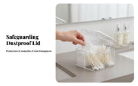 Lidded makeup Sponge Case Sleek and Elegant Cosmetic Organizer Multi-Compartment