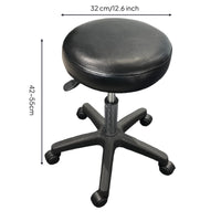 Height Adjustable Swivel Stool Stitched Border Home Seating Oil Resistant