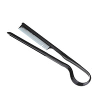 Clamp-Style Hair Comb Travel-Friendly V-Shaped Hair Comb Heat-Resistant
