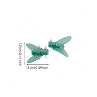 Fly Stud Earrings Detailed Body Jewelry Lightweight