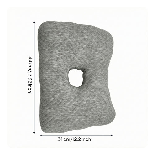 Side Sleeper Ear Canal Pillow Polyester Ear Canal-Hole Pillow Lightweight