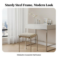 Upholstered Dressing Chair Modernist Design Upholstered Lowrear Chair for Bedroom