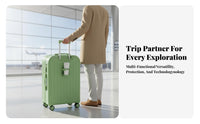 Trolley Suitcase USB Charging Port Suitcase Lightweight for Vacationers
