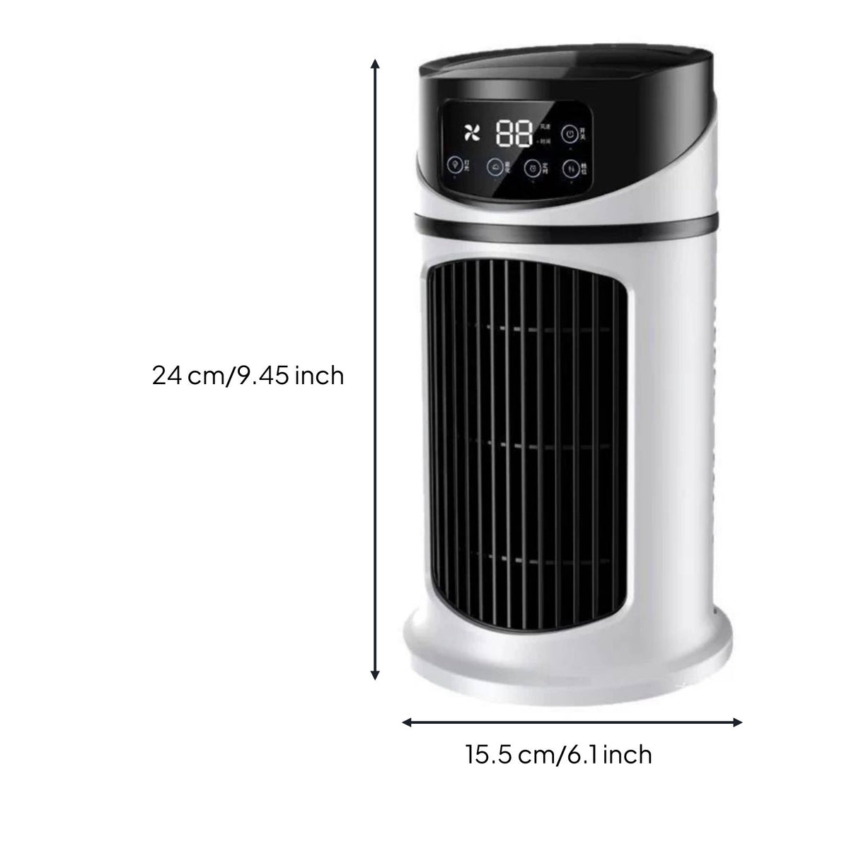 Energy Saving Desktop Misting Fan Quiet Operation Desktop Air Cooler 6 Speed Settings for Students, Dormitory, Office, Bedroom