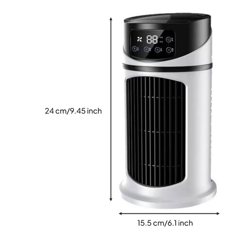 Energy Saving Desktop Misting Fan Quiet Operation Desktop Air Cooler 6 Speed Settings for Students, Dormitory, Office, Bedroom