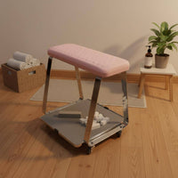 Pedicure Foot Rest with Tray Memory Foam Cushion for Spa, Home Use, Pedicurists