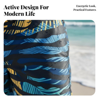 Men's Quick Dry Beach Shorts, Sun Protection, Loose Fit