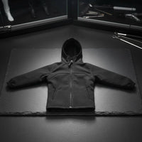 1:6 Scale Hooded Jacket Functional Fastener 1:6 Scale Combatant Coat Miniature Windbreaker Fashionable Design Action Figure Zip