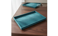 Jewelry Tray Velvet Lined Necklace Tray Space-Saving for Craft Fair