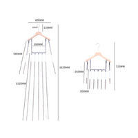 Long-Lasting Metal Telescopic Photo Display Hanger Invisible Garment Hanger