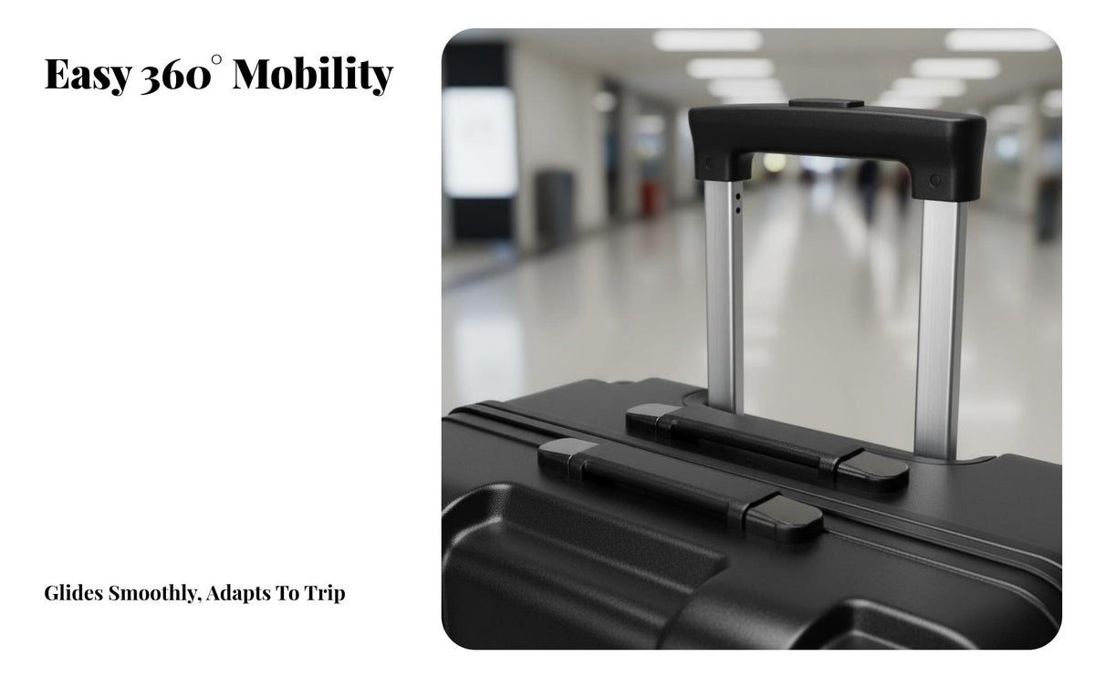 Telescoping Handle Hardside Trolley Lightweight Hardshell Rolling Trunk Scratch-Resistant Suitcase Organized Interior for Business Professionals, Travelers, Vacationers, Airport, Short Trip Getaway, Vacations, Vacation