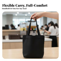 Small plain Color Handbag Reusable Portable Meal Pouch Easy to Clean for Adults