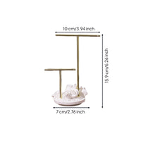 Earring Display Stand floralThemed Jewelry Display Organizer Polished