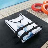 Dragon Print Buoyant Vest Adjustable Straps Dragon Swim Vest Breathable Material