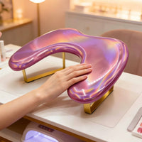 U-Shaped Nail Hand Rest Easy to Clean Nail Tech Hand Cushion Reinforced Base