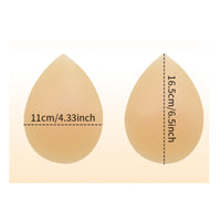 2 Pieces Silicone Hip Pads Reusable Hip Pads for Women