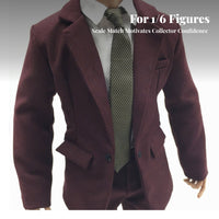 1/6 Scale Suit Set Lifelike Appearance 1/6 Scale Male Suit Authentic Design