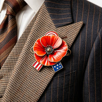 Memorial Day Badge Remembrance Lapel Badge Gift for Families