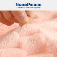 Thickened Textured Coral Fleece Hair Drying Cap, Turban, Quick-Dry Towel Hat, Soft Wrap