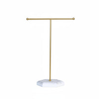 T-Shaped Jewelry Display Stand Detachable Design Desktop Jewelry Tree Easy