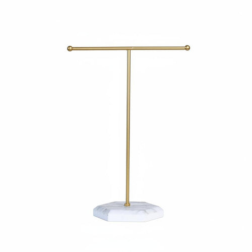 T-Shaped Jewelry Display Stand Detachable Design Desktop Jewelry Tree Easy