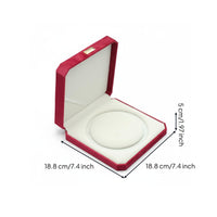 Present-Ready Pearl Necklace Gift Box Elegant Design Velvet Necklace Box Safeguarding Insert for Mothers, Women, Anniversary, Wedding