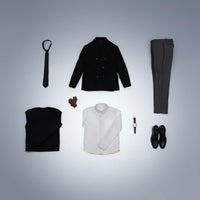 1/6 Scale Peacoat Outfit Highly Detailed Toy Accessory for Collectors, Hobbyists