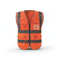 Reflective Safety Vest Long-Lasting High Visibility Vest Lightweight