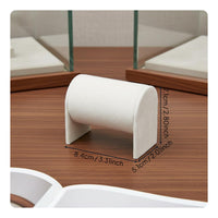 Bracelet Display Pillow Minimalist Design Velvet Jewelry Cuff for Retail Counter