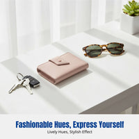 Multi-Compartment Card Wallet, Vintage Holder, Adjustable Buckle, Large Capacity, Unisex, Everyday Carry