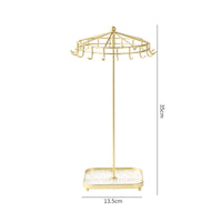 18-Hook Jewelry Stand Detachable Jewelry Stand with Tray for Dresser, Boutique