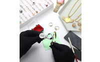 6 Pieces Jewelry Testing Kit Easy to Use Jewelry Testing Kit with Polishing Cloth Accurate for Collectors