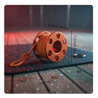 Mini Diving Reel Keychain Lightweight and Portable
