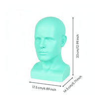 Male Mannequin Head Versatile Pvc Mannequin Head Home Decor for Showroom