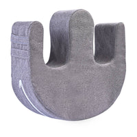 Repositioning Cushion Zipper Cover U-Shaped Bed Cushion Gray