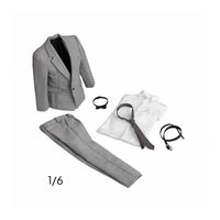 1/6 Scale Suit Set Realistic Detail Action Figure Formal Wear for Collectors, Hobbyists
