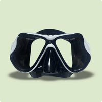 Tempered Glass Dive Mask Frosted Finish Silicone Snorkel Mask Myopia Lens Ready