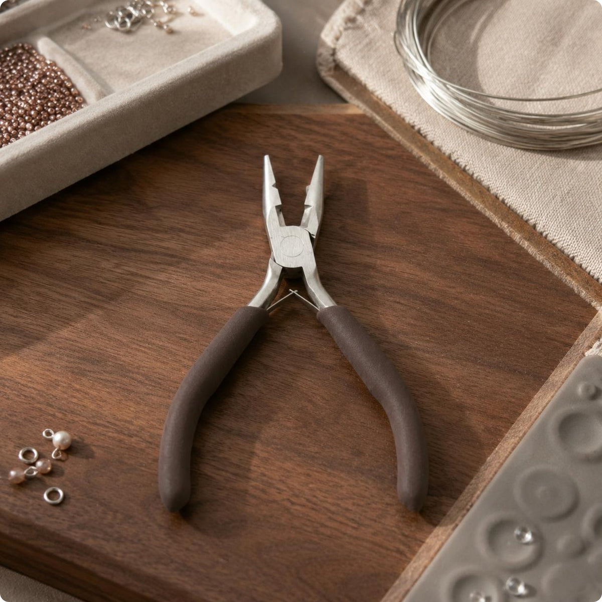 Wire Cutting Pliers Ergonomic Grip Jewelry Making Pliers Polished Surface Craft Tool for DIY Crafters