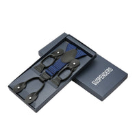 Elastic Button-on Braces Gift Box Included Clothing Accessory Heavy Duty for Men