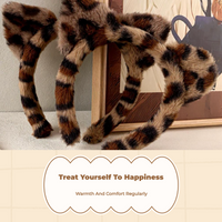 Tiger Ears Headband Cute Plush Hair Accessory Party Girls