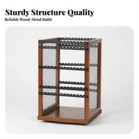 360 Rotating Jewelry Organizer Space Saving Design Rotating Earring Stand Rotating Earring Holder Large Capacity for Bedroom