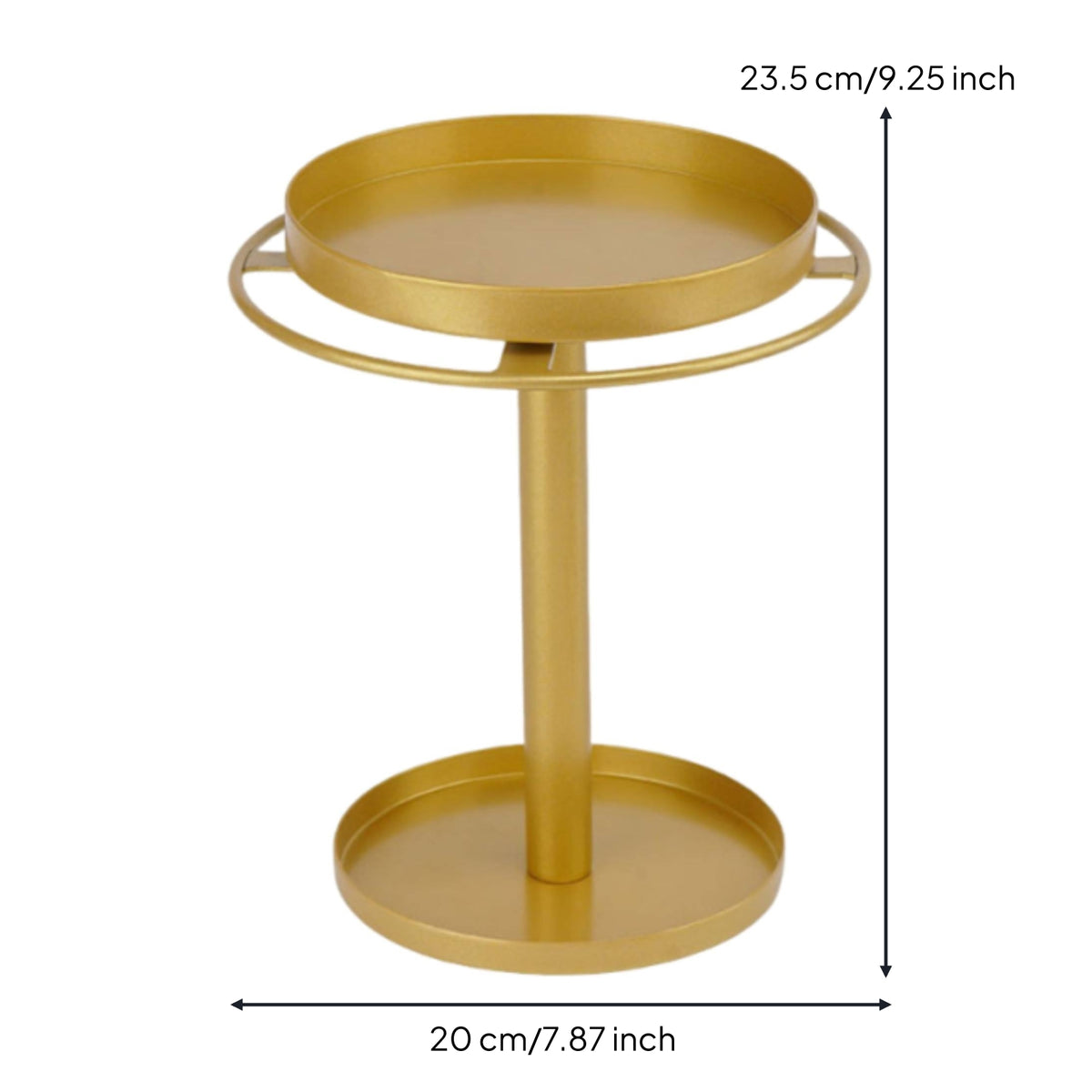 Glasses Display Stand with Tray Metal Glasses Organizer Eyeglass Stand Gold-Colored Sunglass Holder Decorative for Vanity