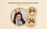 Cute Plush Bunny Ears Headband, Soft, Kids, Photos